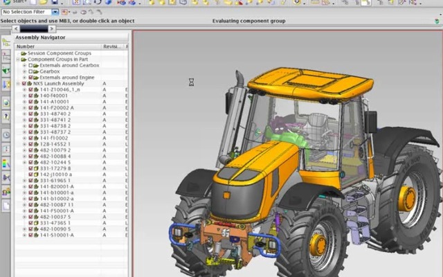 NX CAD 使用イメージ