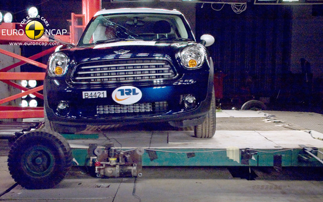 MINIクロスオーバーの衝突テスト