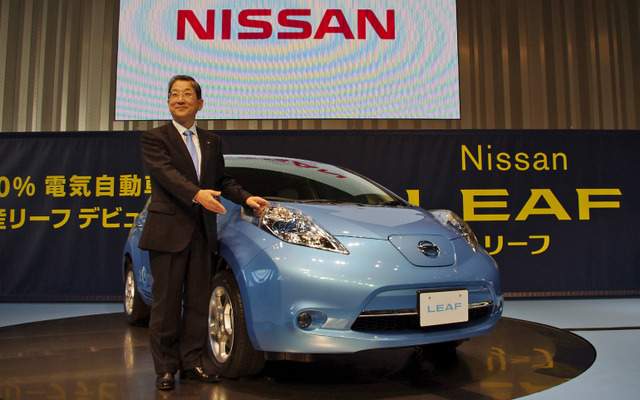 3日の日産リーフ発表会