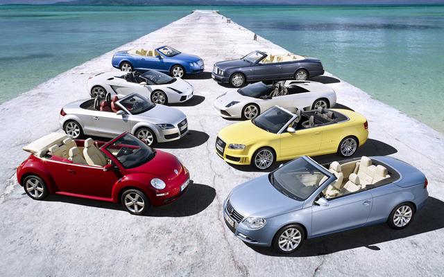 VW、アウディ、ランボルギーニ、ベントレーの代表的な車種