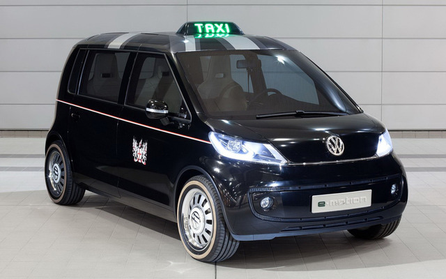 電気自動車UP!をベースとしたタクシーコンセプト