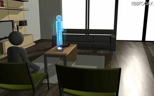 3D立体像の友人と通信で会話ができるように 3D立体像の友人と通信で会話ができるように