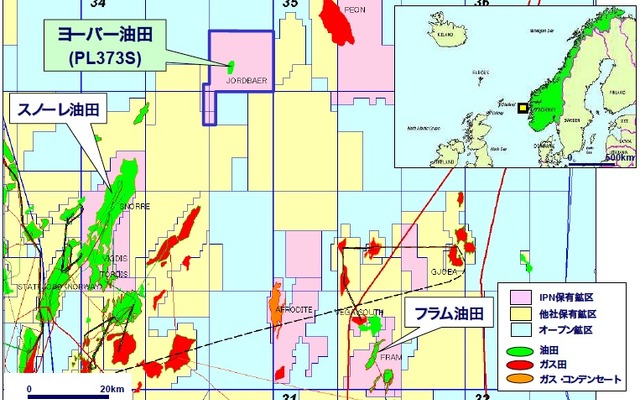 図版：ヨーバー油田位置