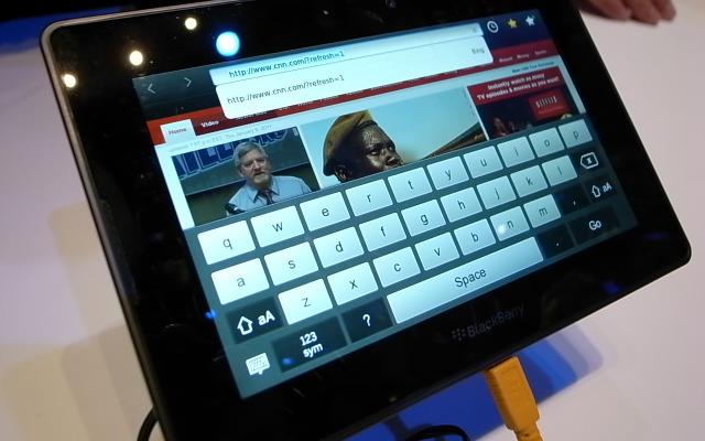 ブラックベリー、4G対応タブレット端末販売へ