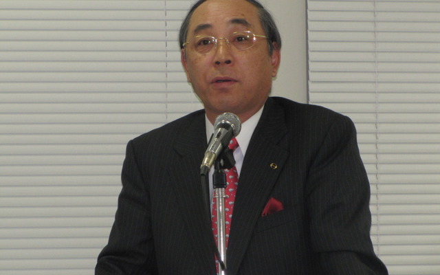 新春会見　白井社長