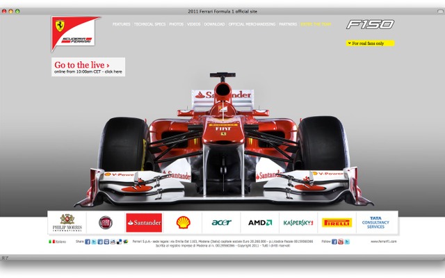 http://www.ferrarif150.com/