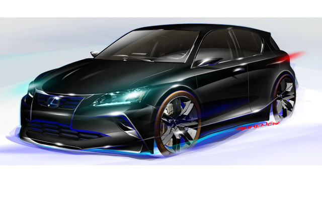 CT200h カスタム仕様のイメージスケッチ