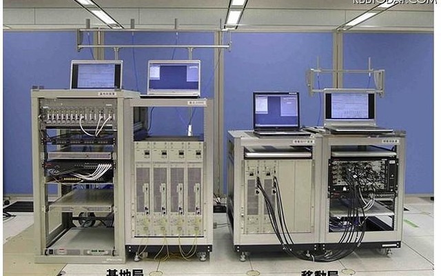 実験用無線局（屋外実験では、移動局を車両に搭載） 実験用無線局（屋外実験では、移動局を車両に搭載）