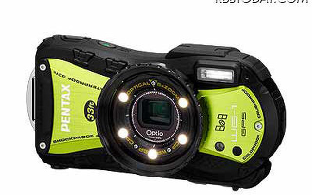 コンパクトデジタルカメラ、PENTAX、HOYA 「PENTAX　Optio WG-1GPS」グリーン