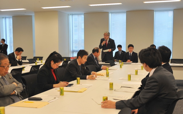 （16日・衆議院議員会館）　撮影＝中島みなみ