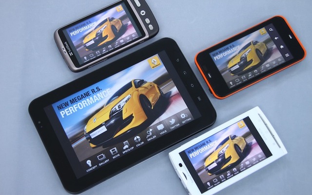 Android搭載スマートフォン用アプリ MEGANE R.S.