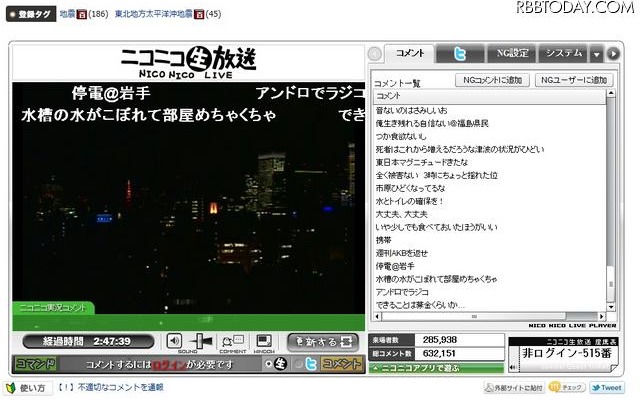 ニコニコ生放送 ニコニコ生放送