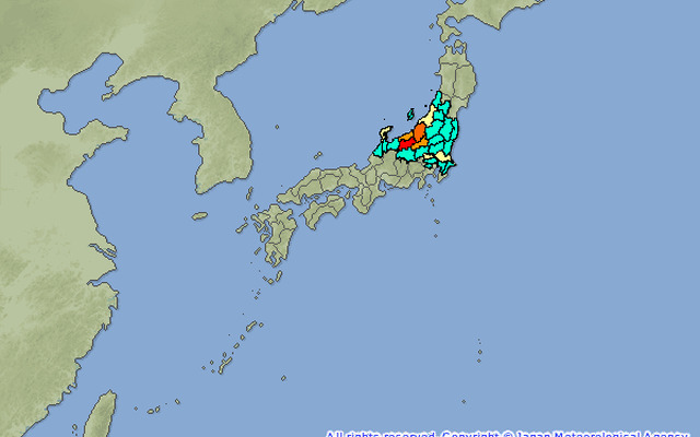 東日本で余震が断続的に発生