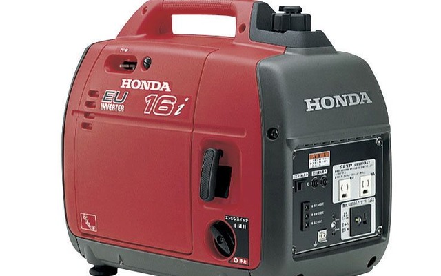 ホンダは、屋内などで発電機を利用しないよう注意を呼びかけている。
