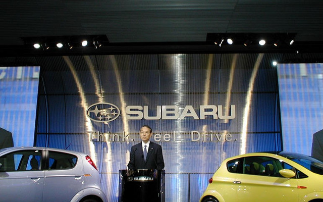 【東京ショー2003速報】スバル、ブランドメッセージ「Think. Feel. Drive」を設定
