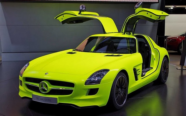 SLS AMG E-CELL（デトロイトモーターショー11）