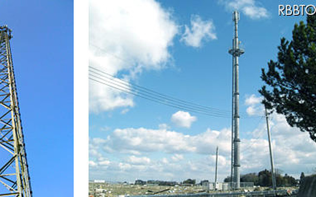 携帯電話基地局の大ゾーン化による対策（アンテナ部分を調整） 携帯電話基地局の大ゾーン化による対策（アンテナ部分を調整）