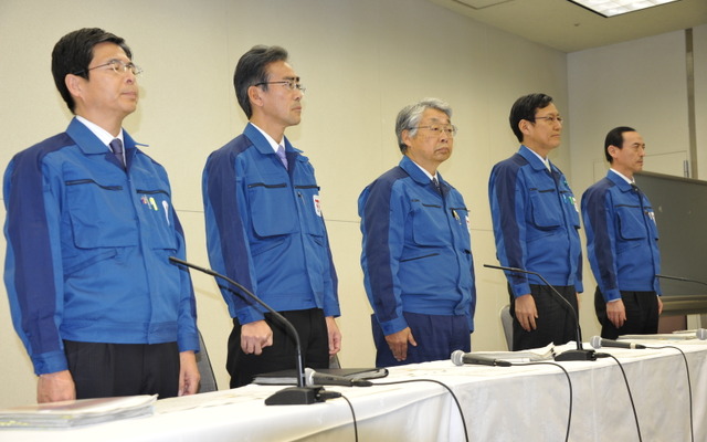 東京電力　藤本孝副社長（15日・東電本店）