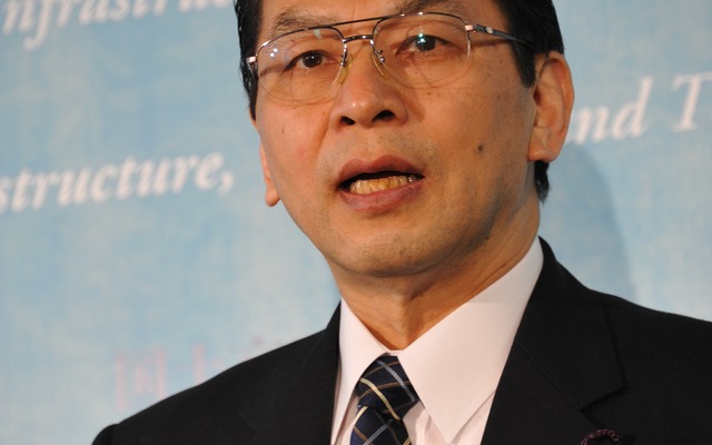 大畠章宏国交相（22日・国土交通省）