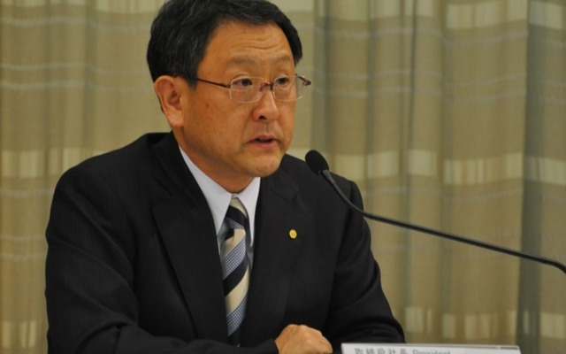 トヨタ豊田章男社長