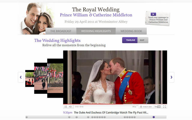 英王室、YouTubeでロイヤルウェディングのハイライト動画公開 TheRoyalChannel