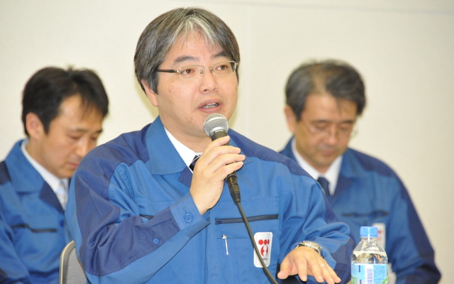 原子力・立地本部、松本純一代理（4日・東電本店）