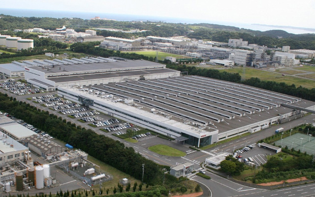 日産自動車いわき工場。30億円を投資し、くい打ちなどにより基礎を強化する