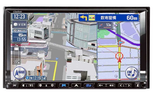 クラリオン、HDDナビの2011年モデル発表…オンライン交通情報探索など ...