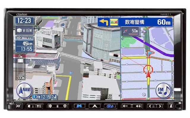 クラリオンHDDナビの2011年モデル クラスヴィアNX811