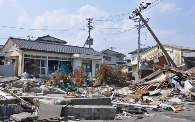 仙台空港近辺の住宅街