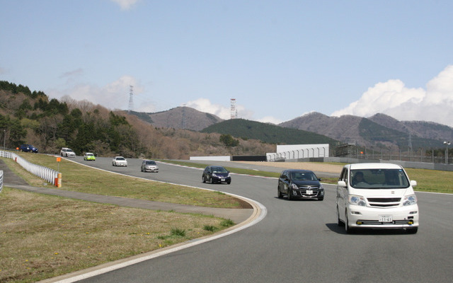ミニバンも参加できるサーキット走行会　7月1日