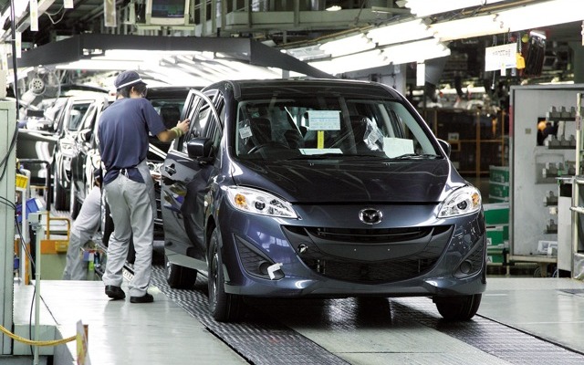 宇品第2工場生産ライン（プレマシー）