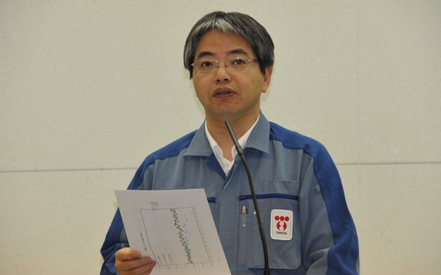 原子力・立地本部の松本純一本部長代理（31日・東電本店）