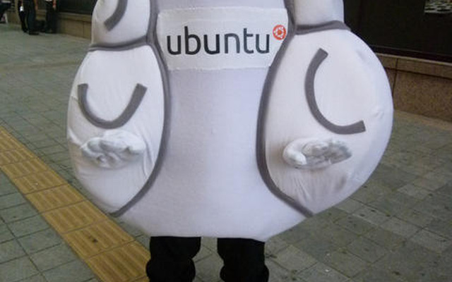 クッションにすれば人気が出そうなubuntuさん クッションにすれば人気が出そうなubuntuさん