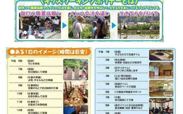 田舎に泊まろう、JTBの小中学生向け長期滞在型職業体験プラン キッズワーキングホリデー