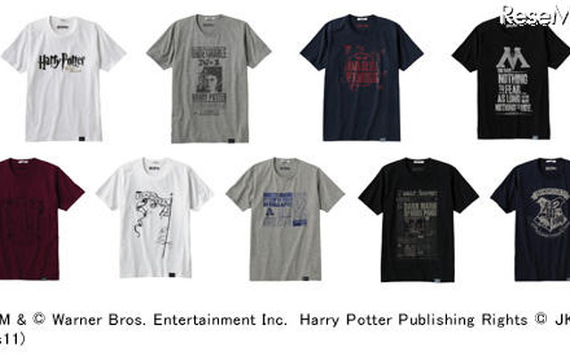 ハリポタ コラボTシャツ13柄、ユニクロが6/18発売 メンズ