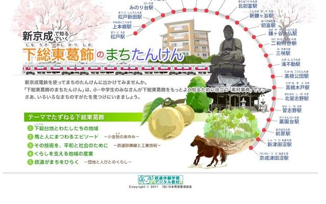新京成電鉄、下総東葛飾を学ぶWeb教材を公開 新京成で知る・新京成でいく 下総東葛飾のまちたんけん