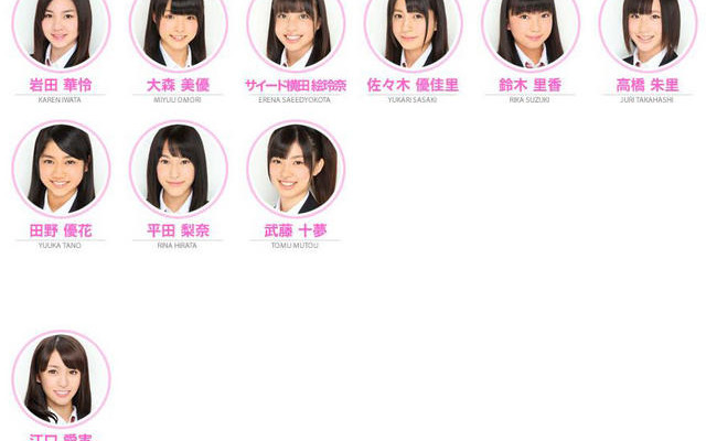 「CG？」と話題の江口愛実のプロフィールがAKB48公式HPに登場！CMも先行公開 AKB48オフィシャルホームページ