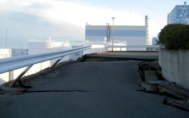 福島第一原発（3月11日）