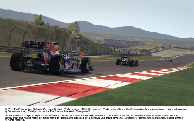 PS3/Xbox 360『F1 2011』。写真は開発中