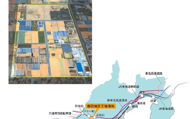 スズキは、浜松市北区都田町の工場用地を取得