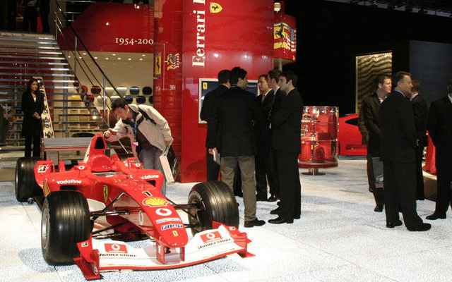 【デトロイトショー'04速報】フェラーリのアメリカ限定ロゴ