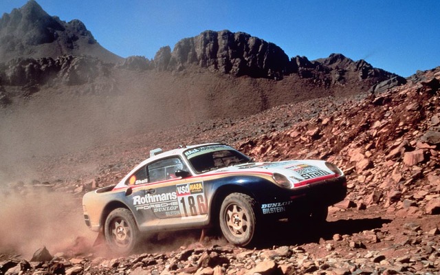 ポルシェ911/959。1986年のパリダカに勝利