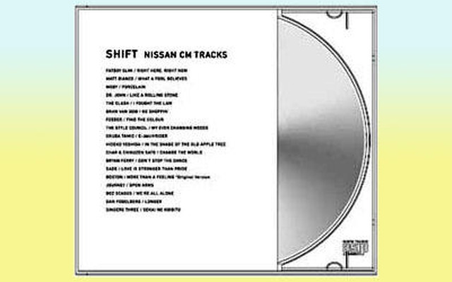 日産のCM音楽CD---懐かしのあの曲も、今のこの曲も