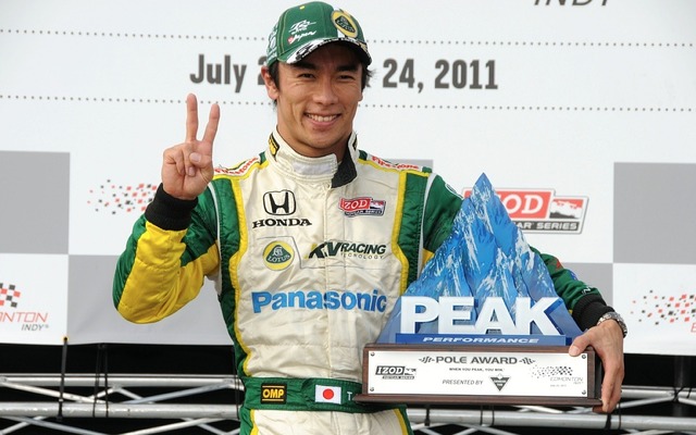【INDYCAR 第10戦】予選…佐藤琢磨、2度目のポールポジション!!
