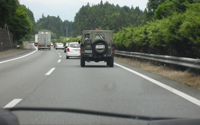 参考画像：東北自動車道、6月上旬のようす