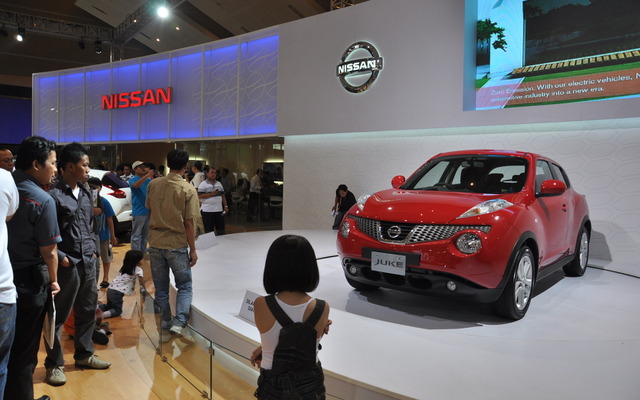 日産ブースのようす（ジャカルタモーターショー11）