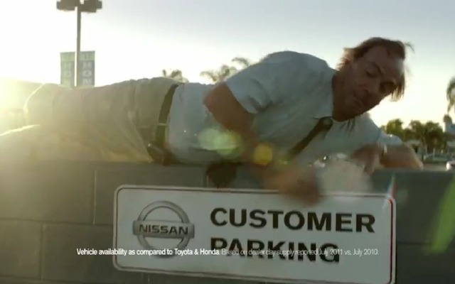 日産の米国CM（動画キャプチャー）