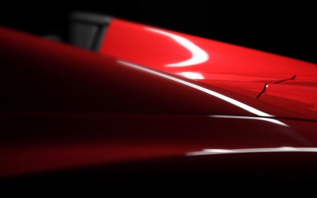 フェラーリの公式Facebookで公開された458スパイダーのティーザー画像