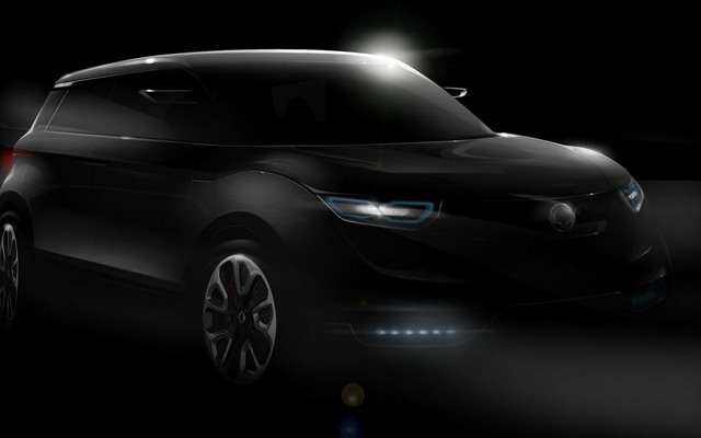韓国サンヨンのコンセプトカー、XUV1のイメージスケッチ